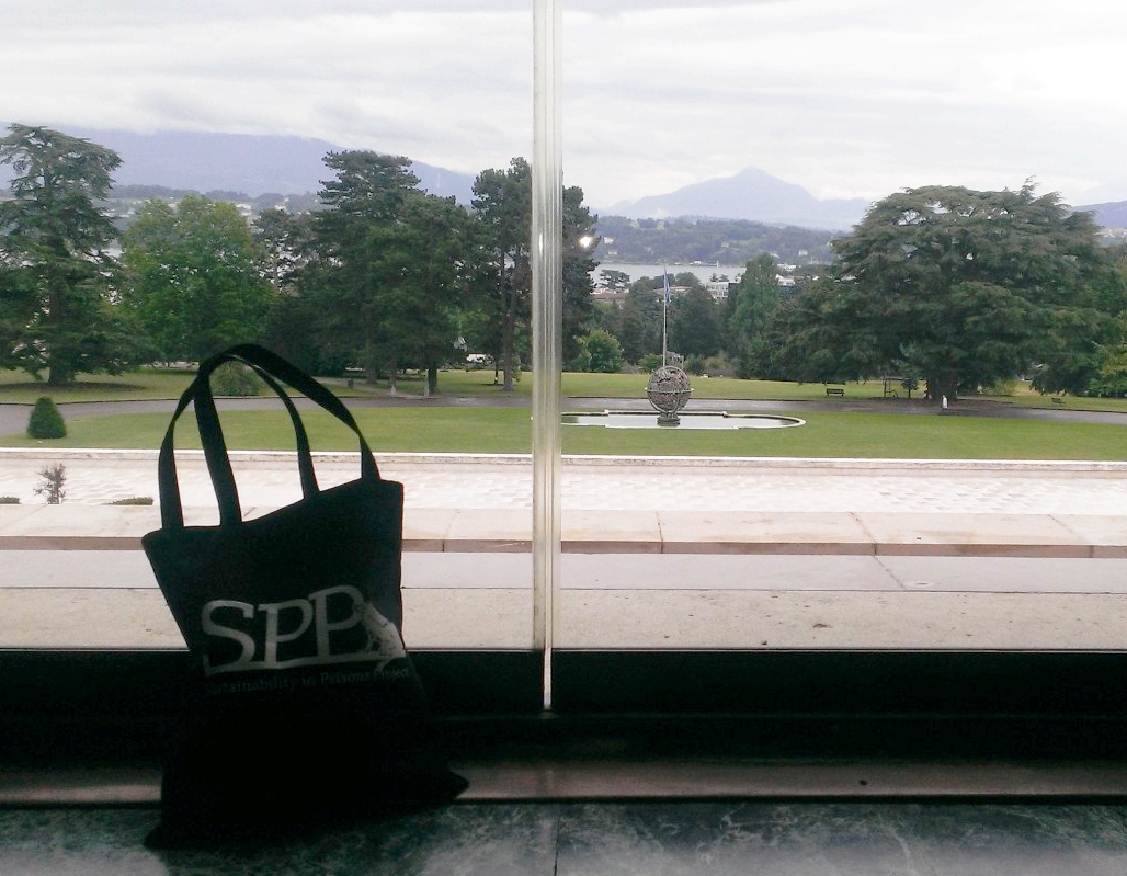 As in Olympia, newcomers to Geneva complained about the weather (but, as in Olympia, the weather in July was gorgeous). They also have a Mountain that, like ours, hides on cloudy days. The view from the UN office is great even on an overcast day.