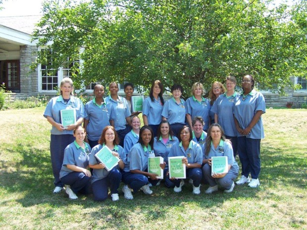 Women from the Ohio Reformatory for Women and Northeast Reintegration Center graduate from Roots of Success Facilitator Training.  This is the first time ODRC brought Roots to women's prisons.  Photo Credit: Ohio Department of Rehabilitation and Correction.   