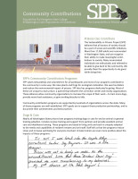 Community Contributions Programs 2015