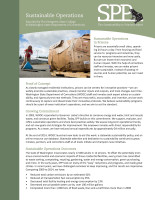 Sustainable Operations Programs 2015