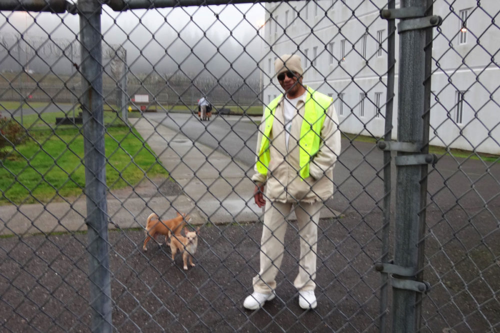 Clallam Bay Corrections Center (CBCC) hosts a dog program supported by WAGS Animal Shelter. A partner from the Institute for Human-Animal Connection at Denver University, recommends WAGS' program as a best practices model for prison dog programs. Photo by Joslyn Rose Trivett. 